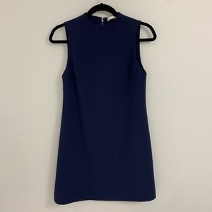Alex + Olivia navy blue sleeveless dress
